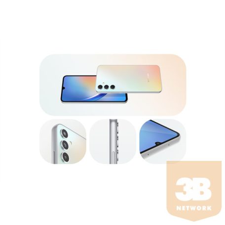 SAMSUNG Okostelefon Galaxy A34 5G (Király Ezüst, 128 GB)
