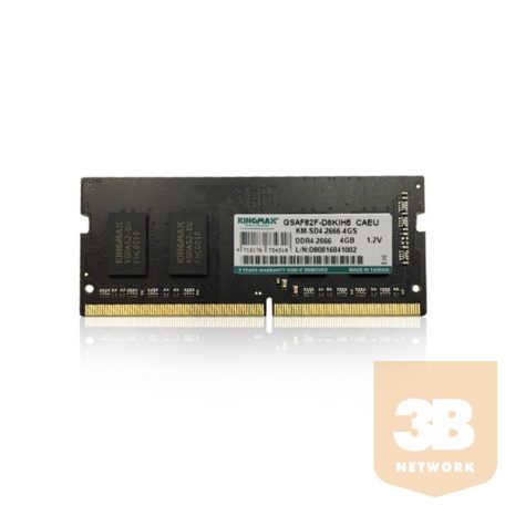 KINGMAX NB Memória DDR4 4GB 2666MHz, 1.2V, CL19