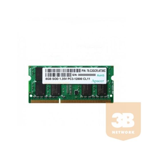 KINGMAX NB Memória DDR3L 8GB 1600MHz, 1.35V, CL11, Low Voltage