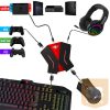 Spirit of Gamer Egér/Billentyűzet adapter konzolokhoz - SOG-CONV2 (Audio, 3x USB-A, 2x USB-C, Nintendo/PS4/PS3/Xbox One)