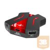 Spirit of Gamer Egér/Billentyűzet adapter konzolokhoz - SOG-CONV2 (Audio, 3x USB-A, 2x USB-C, Nintendo/PS4/PS3/Xbox One)