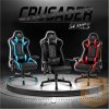 Spirit of Gamer szék - CRUSADER Blue (állítható dőlés/magasság/kartámasz; max.120kg-ig, kék)