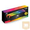 Spirit of Gamer Memória Hűtő - HEATSINK RGB MEMORY (RGB, aluminium, fekete)