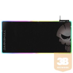   Spirit of Gamer Egérpad - Darkskull RGB Mouse Pad XXXL (RGB háttérvilágítás, USB Hub, 900 x 400 x 4mm; fekete)