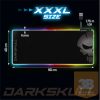 Spirit of Gamer Egérpad - Darkskull RGB Mouse Pad XXXL (RGB háttérvilágítás, USB Hub, 900 x 400 x 4mm; fekete)