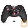 Spirit of Gamer Gamepad Vezeték Nélküli - XGP WIRELESS Red (USB, Vibration, PC és PS3 kompatibilis, fekete-piros)