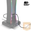 Spirit of Gamer Fejhallgató állvány - SENTINEL (4xUSB2.0, kábelvezetés, csúszásmentes talp, 11 RGB preset)