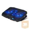 Spirit of Gamer Notebook Hűtőpad 17"-ig - AIRBLADE 600 Blue (15dB; max. 95,14 m3/h; 2x12cm, LED, 2xUSB2.0)