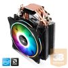 Spirit of Gamer CPU Cooler - CPU AIRCOOLER 120 MM ARGB (27dB; 2500 RPM; 1x12cm; aluminium/réz)