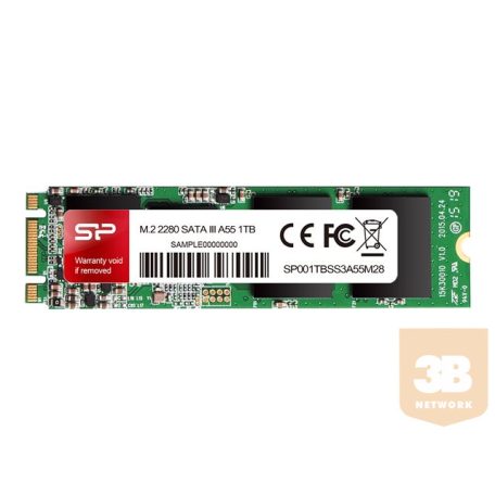 SILICONPOW SP001TBSS3A55M28 Silicon Power SSD A55 1TB, M.2 SATA, 560/530 MB/s