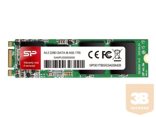 SILICONPOW SP001TBSS3A55M28 Silicon Power SSD A55 1TB, M.2 SATA, 560/530 MB/s