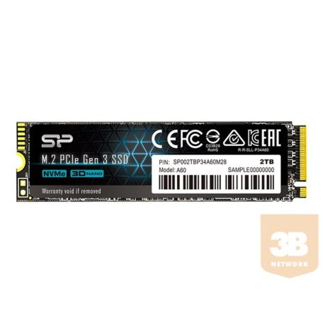 SILICON POWER SSD Ace A60 2TB M.2 PCIe Gen3 x4 NVMe 2200/1600 Mb/s