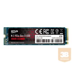   SILICONPOW SP002TBP34A80M28 Silicon Power SSD P34A80 2TB, M.2 PCIe Gen3 x4 NVMe, 3400/3000 MB/s