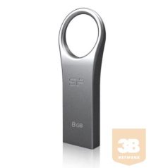   Silicon Power memory USB Firma F80 8GB USB 2.0 COB Zinc alloy Silver
