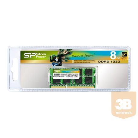 SILICON POWER NB Memória DDR3 8GB 1600MHz CL11 SODIMM 1.35V