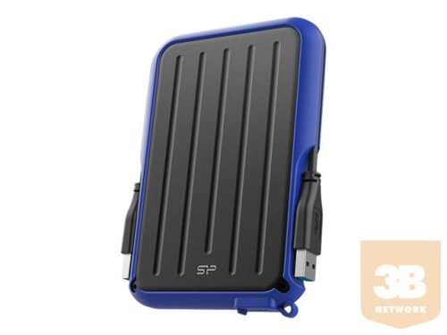 SILICON POWER External HDD Armor A66 2.5inch 1TB USB 3.2 IPX4 Blue