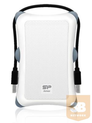 External HDD Silicon Power Armor A30 2.5'' 1TB USB 3.0, Anti-shock, White