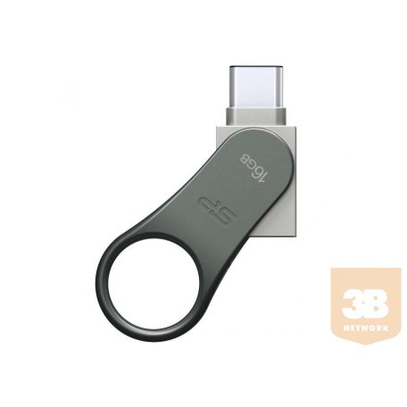 Silicon Power memory USB Mobile C80 16GB USB 3.0 Type-C Silver