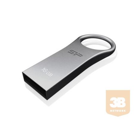 Silicon Power memory USB Firma F80 16GB USB 2.0 COB Zinc alloy Silver