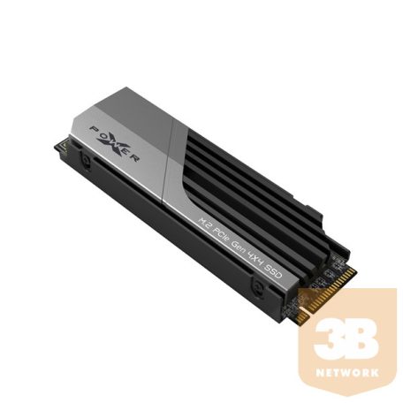 Silicon Power SSD - 1TB XS70 (r:7300MB/s; w:6800 MB/s, NVMe 1.4 támogatás, M.2 PCIe Gen 4x4, hűtőbordás)