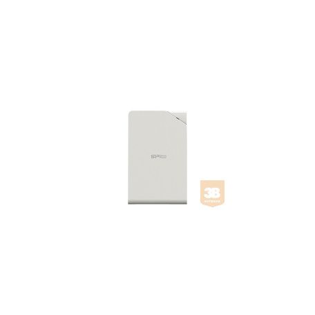 SILICON POWER External HDD Stream S03 2TB 2.5inch USB 3.2 Power saving sleep mode LED light White