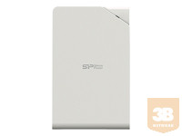 SILICON POWER External HDD Stream S03 2TB 2.5inch USB 3.2 Power saving sleep mode LED light White