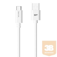   Silicon Power Cable USB TypeC - USB, Boost Link LK10AC, 1M, 2.4A, White