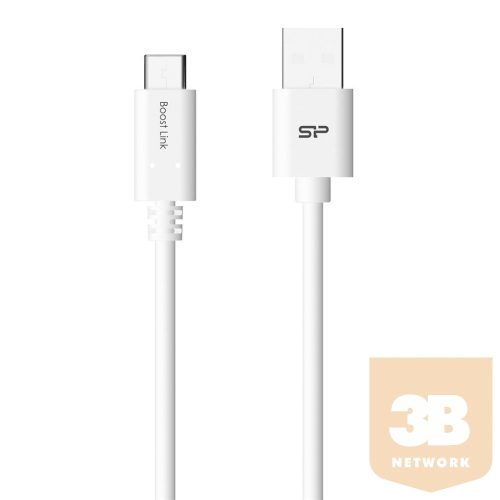 Silicon Power Cable USB TypeC - USB, Boost Link LK10AC, 1M, 2.4A, White