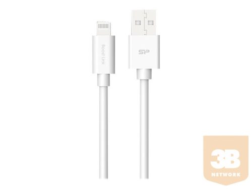 SILICON POWER Cable USB - Lightning LK15AL 1M PVC Mfi White