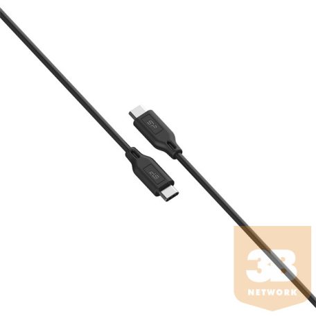 Silicon Power Kábel - USB Type-C to USB Type-C (Fekete, 1m, 480MB/s)
