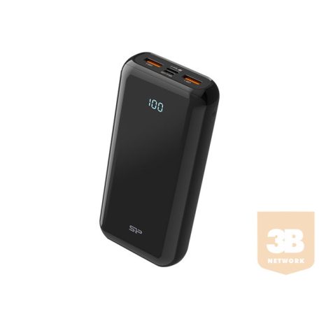 SILICON POWER QS28 Powerbank 20000mAH microUSB Type-C Black