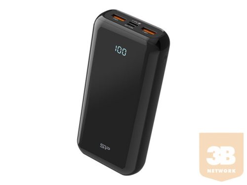 SILICON POWER QS28 Powerbank 20000mAH microUSB Type-C Black