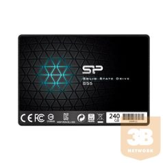   Silicon Power SSD Slim S55 240GB 2.5'', SATA III 6GB/s, 550/450 MB/s, 7mm