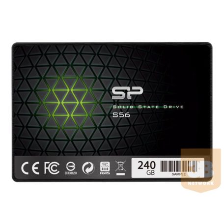 SILICONPOW SP240GBSS3S56B25 Silicon Power SSD Slim S56 240GB 2.5, SATA III 6GB/s, 3D TLC NAND, 7mm