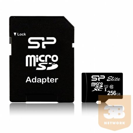 Silicon Power memory card Micro SDXC 256GB Class 10 Elite UHS-1 +Adapter
