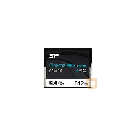 SILICON POWER 512GB Cfast CinemaPro CFX310 MLC