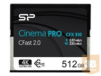 SILICON POWER 512GB Cfast CinemaPro CFX310 MLC