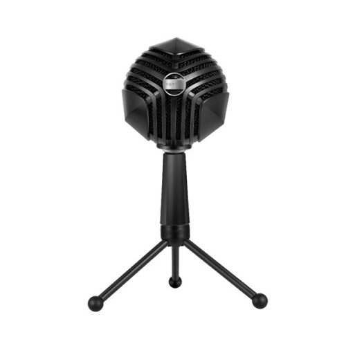 Vertux USB Mikrofon - SPHERE (Plug & Play, 360 fokos, Headset port, 1,8m kábel, fekete)