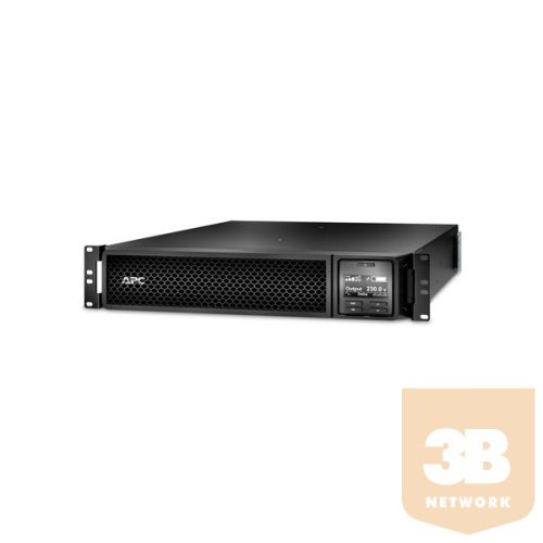 APC Smart-UPS SRT3000RMXLI-NC (8 IEC13, 2 IEC19) 3000VA (2700 W) LCD 230V, ONLINE szünetmentes tápegység, rack