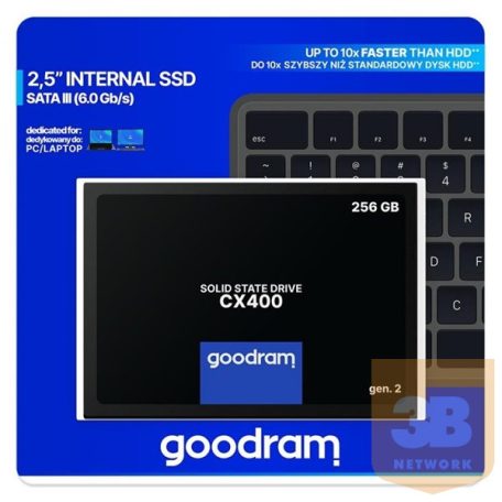 GOODRAM SSD 2.5" SATA3 256GB CX400 Gen.2