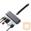 Satechi USB-C Mobile Pro HUB SD (1x USB-C PD,1x 4K HDMI,1x USB 3.0, MicroSD, 3.5mm audio) - Grey