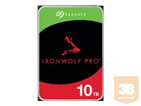 SEAGATE Ironwolf PRO Enterprise NAS HDD 10TB 7200rpm 6Gb/s SATA 256MB cache 8.9cm 3.5inch 24x7 for NAS RAID Rackmount Systeme BLK