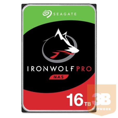 SEAGATE IronWolfPro HDD 3.5 16TB SATA3 7200RPM 256MB