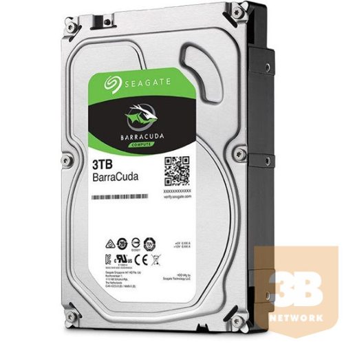 SEAGAT belső HDD Seagate BarraCuda 3.5 3TB SATA3 5400RPM 256MB