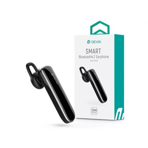 DEVIA WIRELESS BLUETOOTH HEADSET V4.2 - DEVIA SMART BLUETOOTH 4.2 EARPHONE - FEKETE