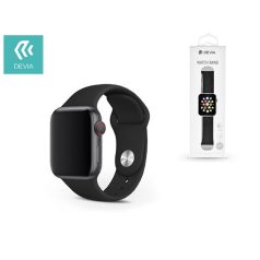   DEVIA APPLE WATCH LYUKACSOS SPORT SZÍJ - DELUXE SERIES SPORT BAND - 38/40/41 MM - BLACK