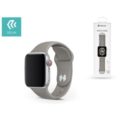 DEVIA APPLE WATCH LYUKACSOS SPORT SZÍJ - DELUXE SERIES SPORT BAND - 42/44/45/49 MM - GRAY