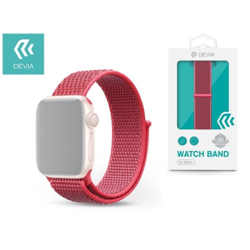 DEVIA APPLE WATCH SZÖVET SPORT SZÍJ - DELUXE SERIES SPORT3 BAND - 42/44/45/49 MM- HIBISCUS