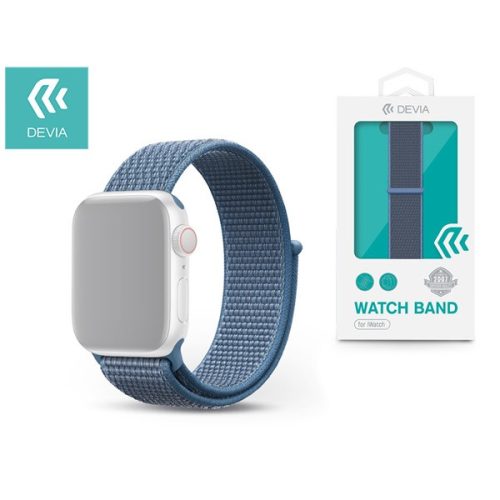 DEVIA APPLE WATCH SZÖVET SPORT SZÍJ - DELUXE SERIES SPORT3 BAND - 42/44/45/49 MM- COD BLUE