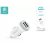 DEVIA SMART DUAL USB SZIVARGYÚJTÓS TÖLTŐ ADAPTER - SMART SERIES CAR CHARGER - 5V/3,1A - WHITE